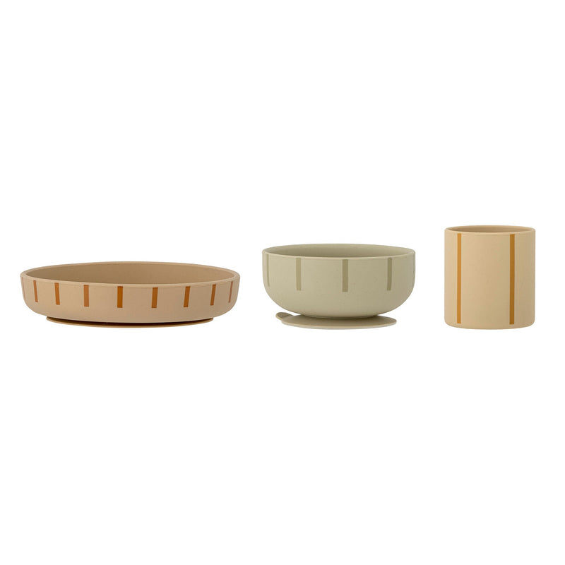 LaLe Living Bloomingville MINI Levi Geschirr-Set, Silikon