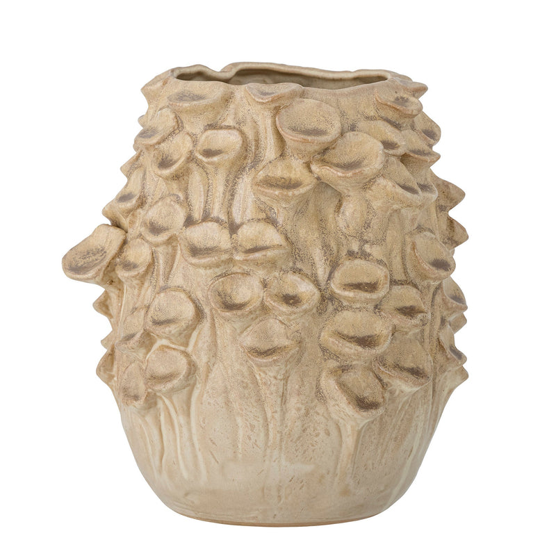 LaLe Living Bloomingville Rigo Vase, Natur, Steingut