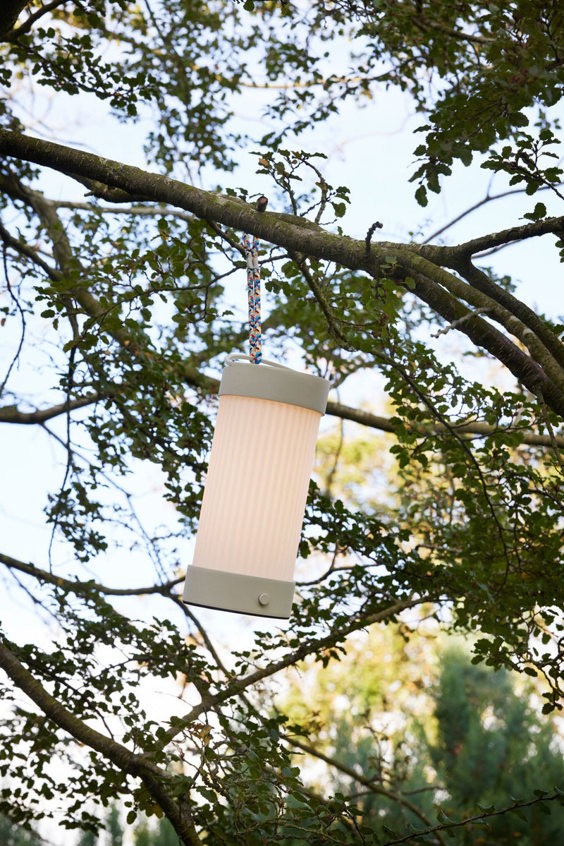 Hübsch Laterne Hübsch Camp Tragbare Lampe Sandfarben