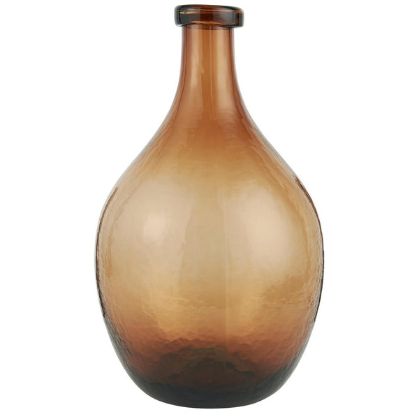 IB Laursen Vase IB Laursen Glasballon Vase Braun, 55 cm