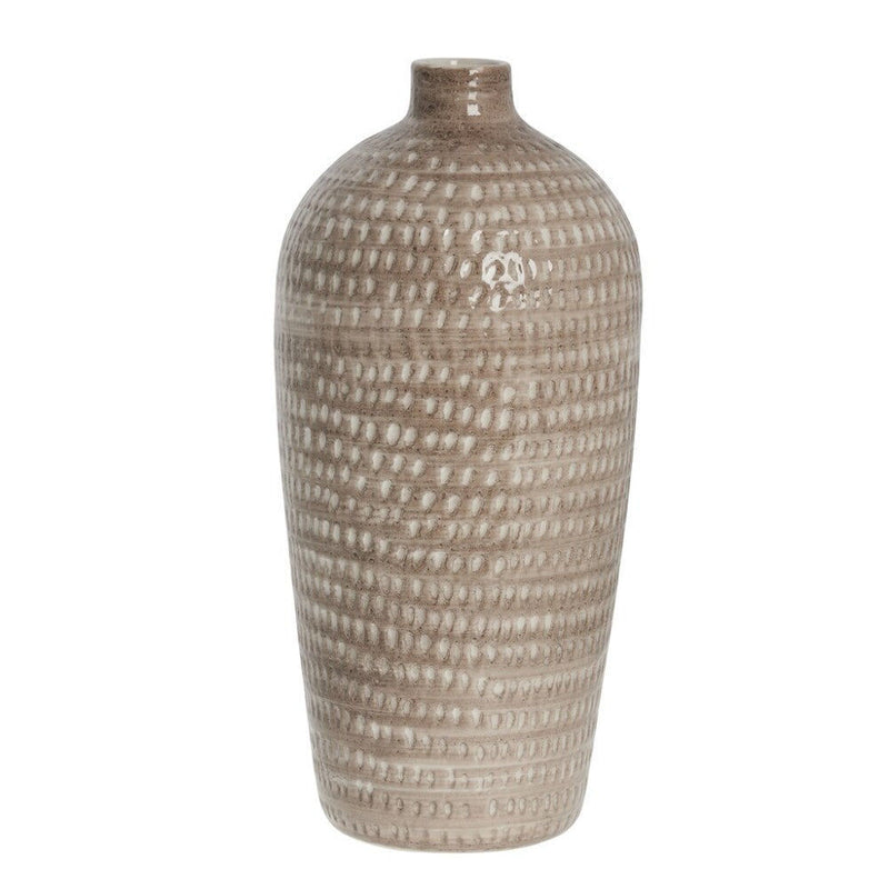 LaLe Living Lene Bjerre Bodenvase Cassandra Beige/Braun, H35cm