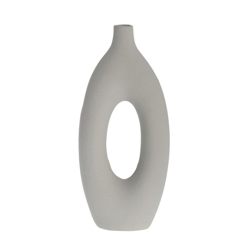 LaLe Living Lene Bjerre Vase Catia Grau L:15cm