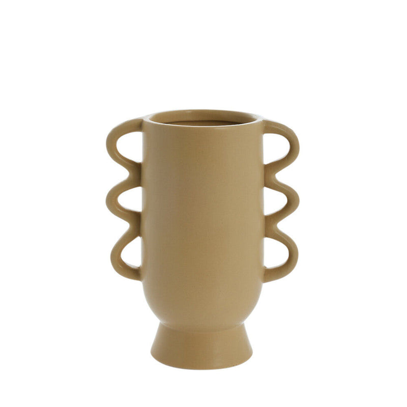 LaLe Living Lene Bjerre Vase Suselle Ockergelb H:20,3 cm