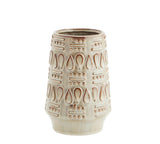 MADAM STOLTZ Vase Madam Stoltz Vase mit Ornamenten aus Steingut, 20cm