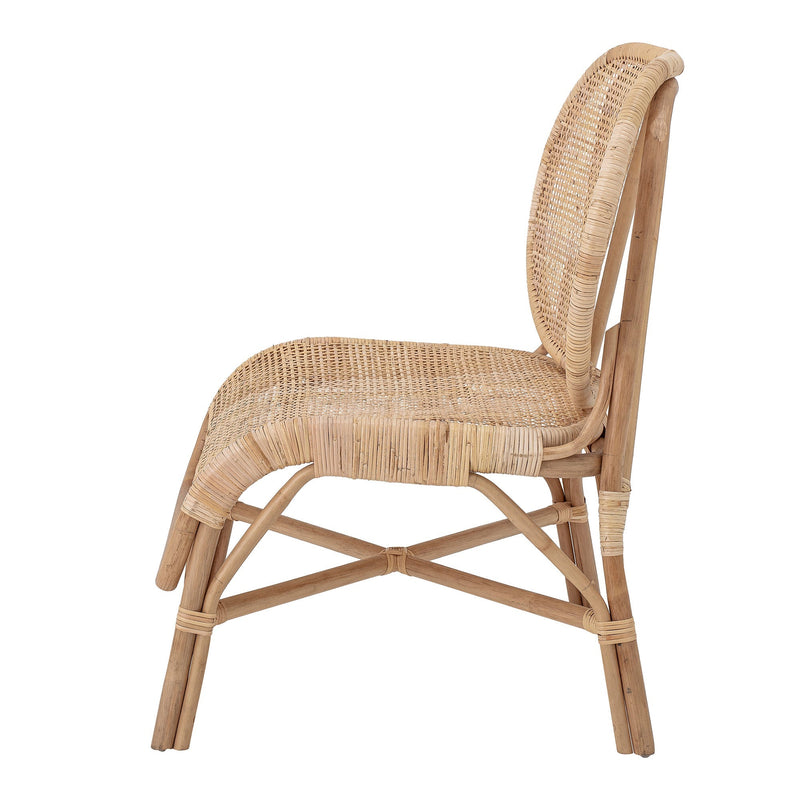 Bloomingville Lounge Sessel Bloomingville Rosen Loungesessel, Natur, Rattan