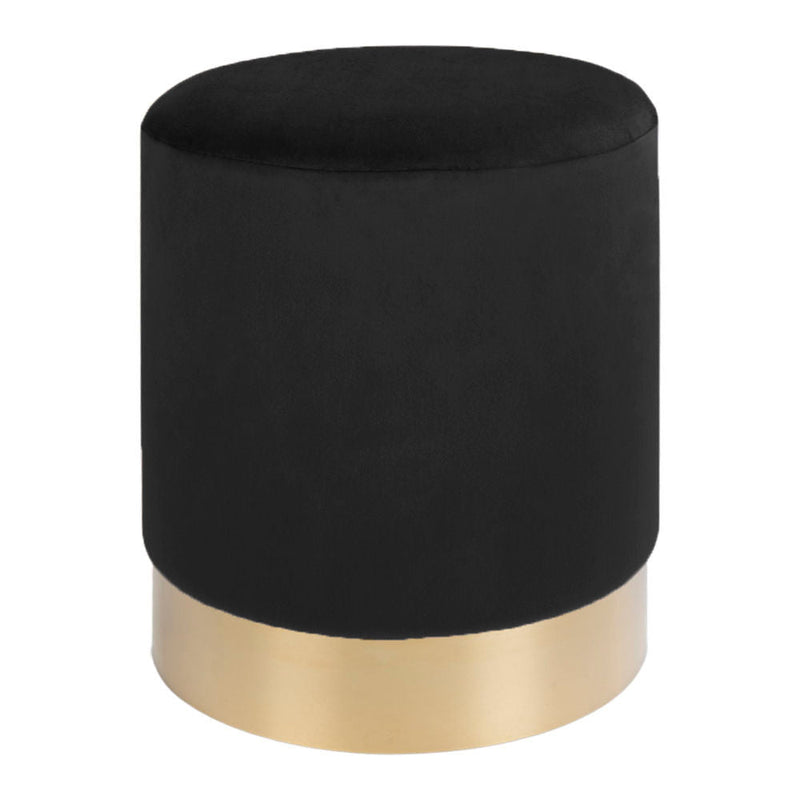 LaLe Living House Nordic Gamby Pouf in Schwarz