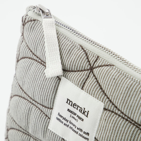 Meraki Meraki Kosmetiktasche, Mentha, Light grey/army green