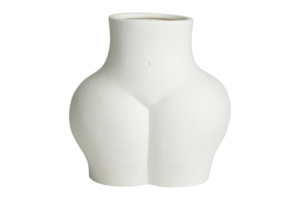 Nordal Vase aus Keramik Nordal Vase Avaji in Weiß , 23 x 22 cm